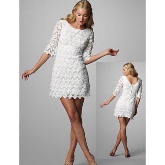 Lilly Pulitzer NWT White Eyelet Shayna Dress - Picture 2 of 12